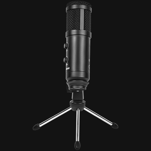 LORGAR Gaming Microphone Soner 313 USB Condenser Black