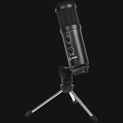 LORGAR Gaming Microphone Soner 313 USB Condenser Black