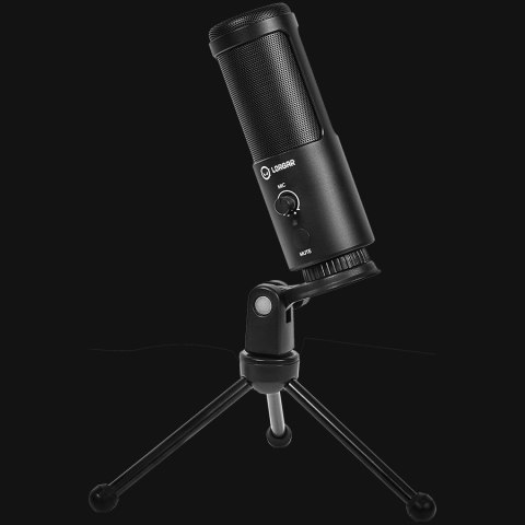 LORGAR Gaming Microphone Voicer 521 USB Condenser Black