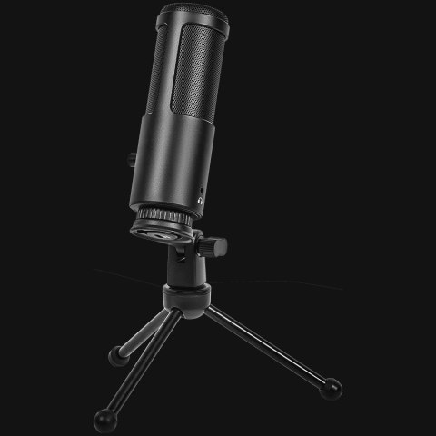 LORGAR Gaming Microphone Voicer 521 USB Condenser Black