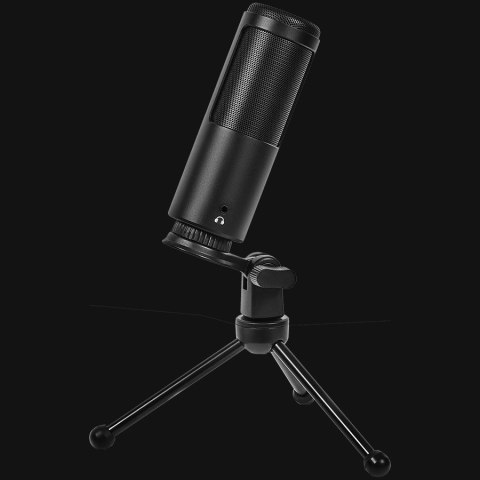 LORGAR Gaming Microphone Voicer 521 USB Condenser Black