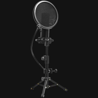 LORGAR Gaming Microphone Voicer 721 USB Condenser Black