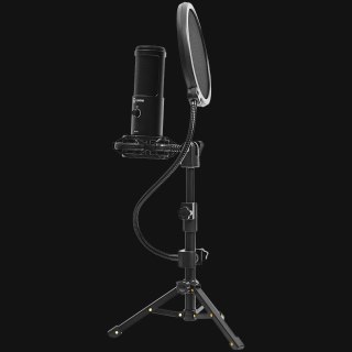LORGAR Gaming Microphone Voicer 721 USB Condenser Black