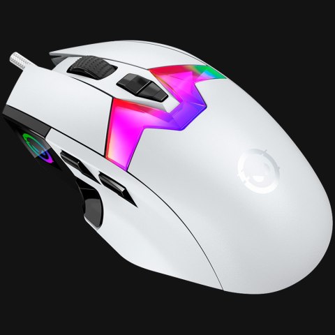 LORGAR Gaming Mouse MSP80 Pro Wired PixArt 3395 8K White