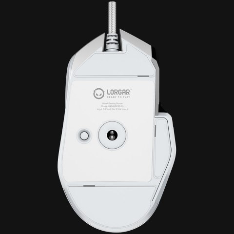 LORGAR Gaming Mouse MSP80 Pro Wired PixArt 3395 8K White