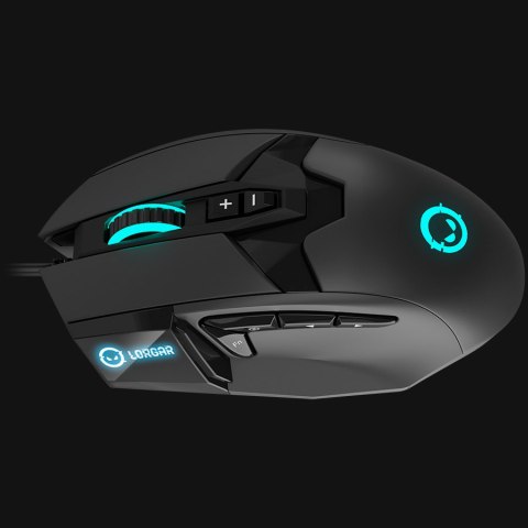 LORGAR Gaming Mouse Stricter 579 Wired PixArt 3336 RGB Black