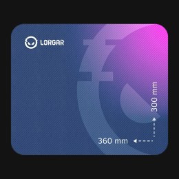LORGAR Gaming Mouse Pad Main 133 Speed Purple