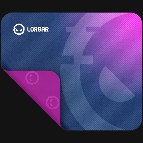 LORGAR Gaming Mouse Pad Main 133 Speed Purple