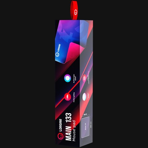 LORGAR Gaming Mouse Pad Main 133 Speed Purple