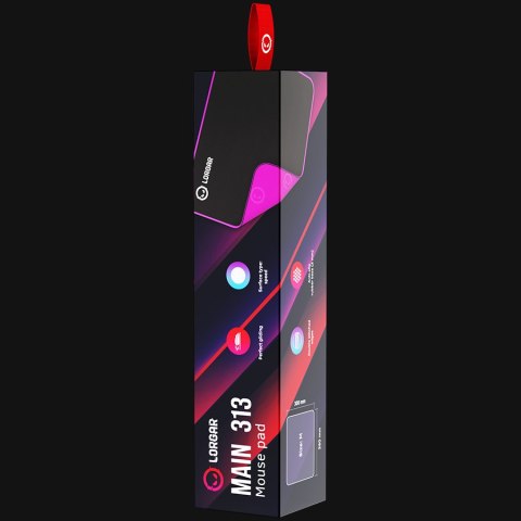 LORGAR Gaming Mouse Pad Main 313 Speed Black/Purple