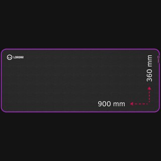 LORGAR Gaming Mouse Pad Main 319 Speed Black/Purple