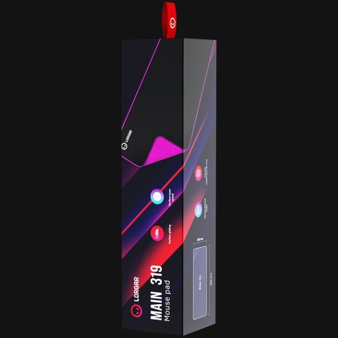 LORGAR Gaming Mouse Pad Main 319 Speed Black/Purple
