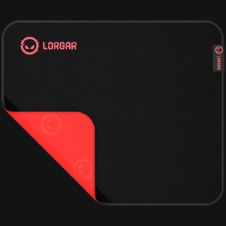 LORGAR Gaming Mouse Pad Main 323 Control Black/Red