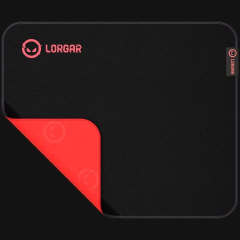LORGAR Gaming Mouse Pad Main 323 Control Black/Red