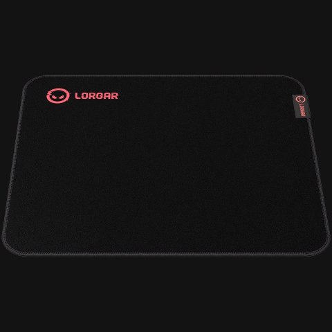 LORGAR Gaming Mouse Pad Main 323 Control Black/Red
