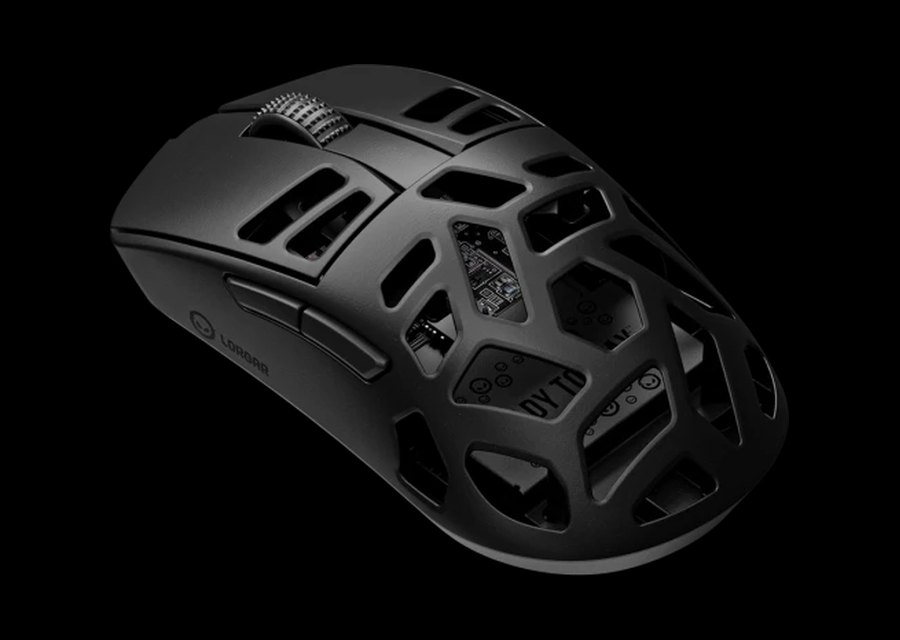 LORGAR Elite MSE90W gaming mouse in a lightweight perforated shell