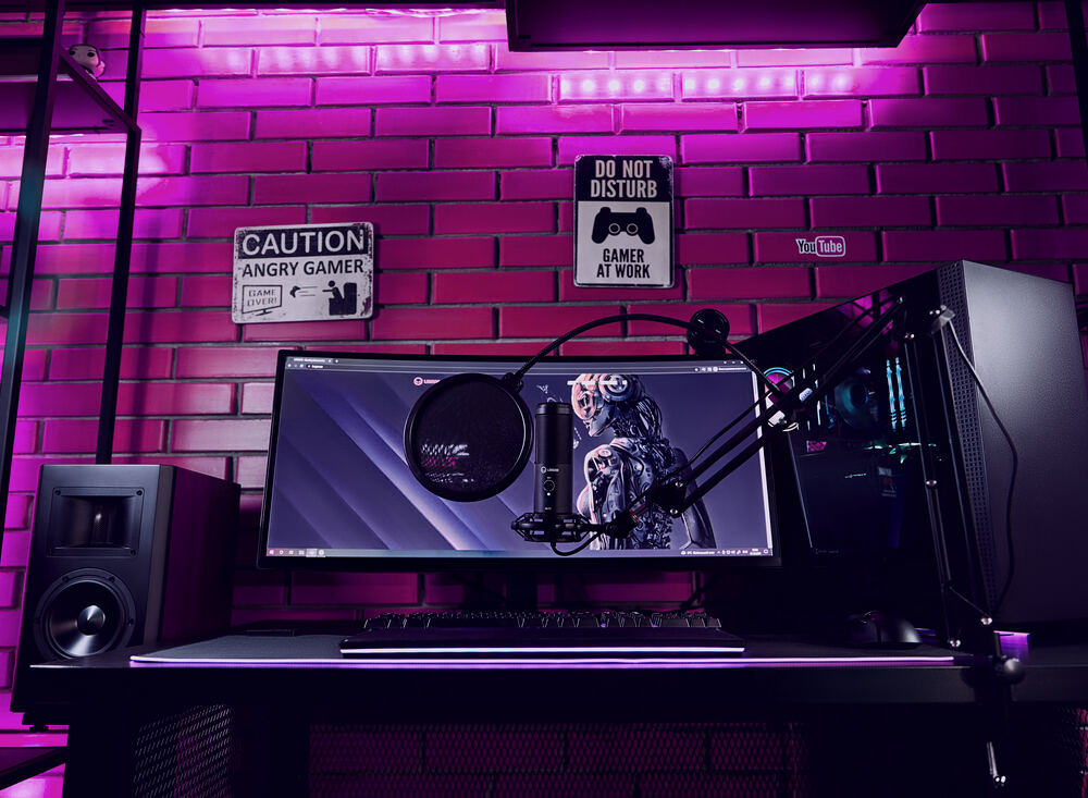 Full LORGAR Elite streaming studio